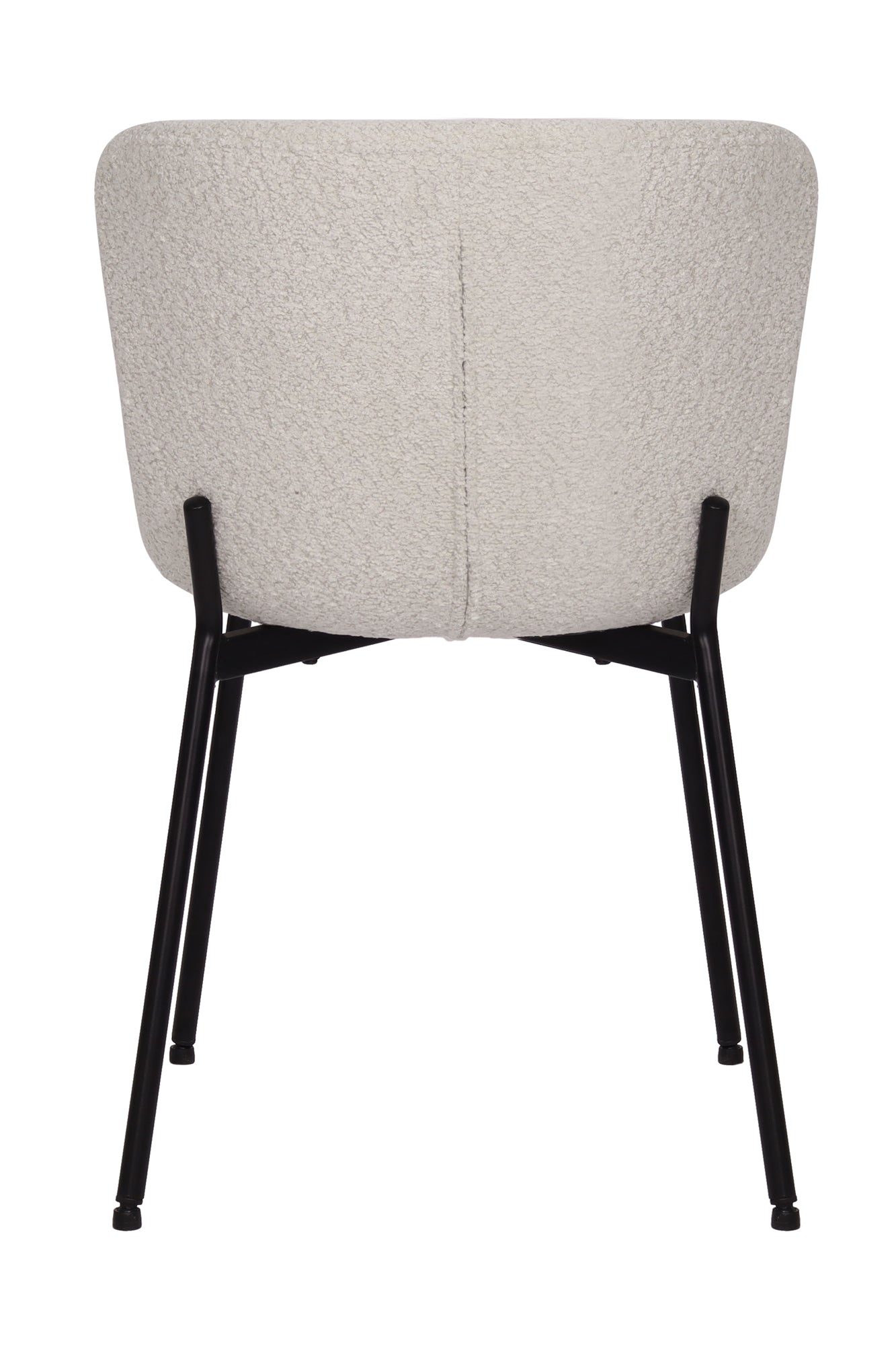 SIT&CHAIRS Stuhl 2er Set – Bezug weiß, Beine mattschwarz – Bild 7
