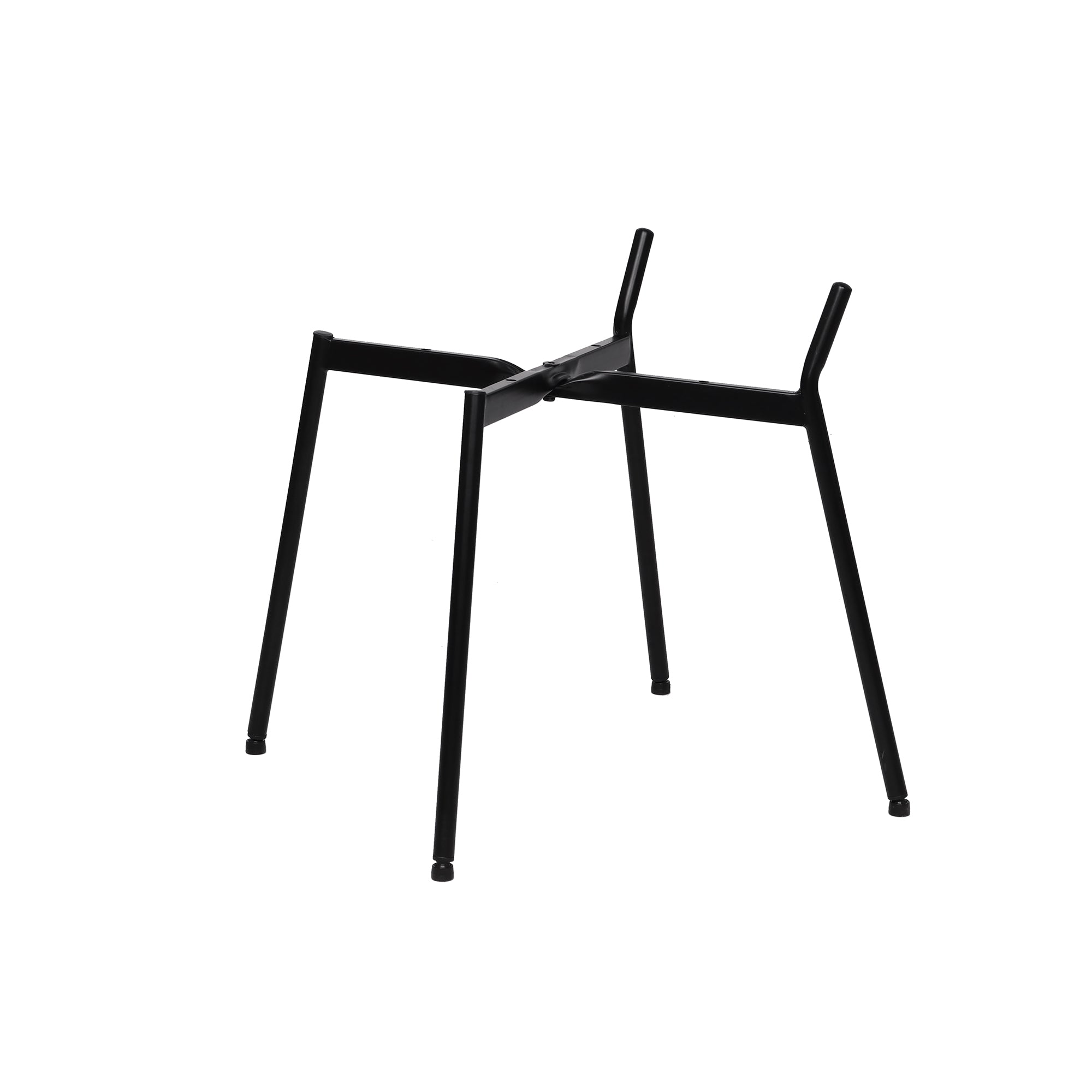 SIT&CHAIRS Stuhl 2er Set – Bezug grau, Beine mattschwarz – Bild 7