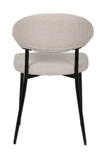 SIT&CHAIRS Stuhl 2er Set – Bezug beige, Beine mattschwarz – Bild 7
