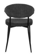 SIT&CHAIRS Stuhl 2er Set – Bezug dunkelgrau, Beine mattschwarz – Bild 7