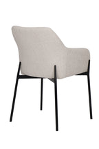 SIT&CHAIRS Armlehnstuhl 2er Set – Bezug weiß, Beine mattschwarz – Bild 6