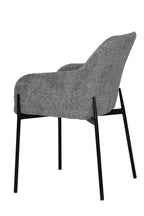 SIT&CHAIRS Armlehnstuhl 2er Set – Bezug grau, Beine mattschwarz – Bild 5