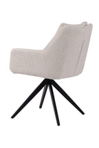 SIT&CHAIRS Armlehnstuhl – Bezug weiß, Beine mattschwarz – Bild 4