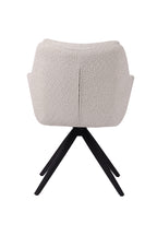 SIT&CHAIRS Armlehnstuhl – Bezug weiß, Beine mattschwarz – Bild 6