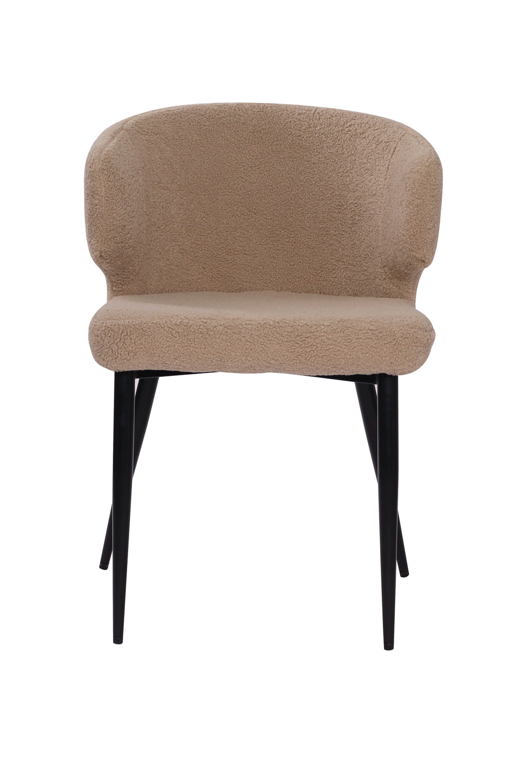 SIT&CHAIRS Armlehnstuhl 2er Set – Bezug taupe, Beine mattschwarz – Bild 2