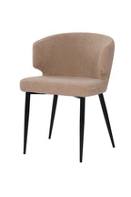 SIT&CHAIRS Armlehnstuhl 2er Set – Bezug taupe, Beine mattschwarz – Bild 3