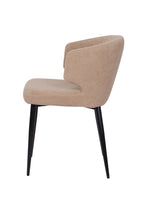 SIT&CHAIRS Armlehnstuhl 2er Set – Bezug taupe, Beine mattschwarz – Bild 4
