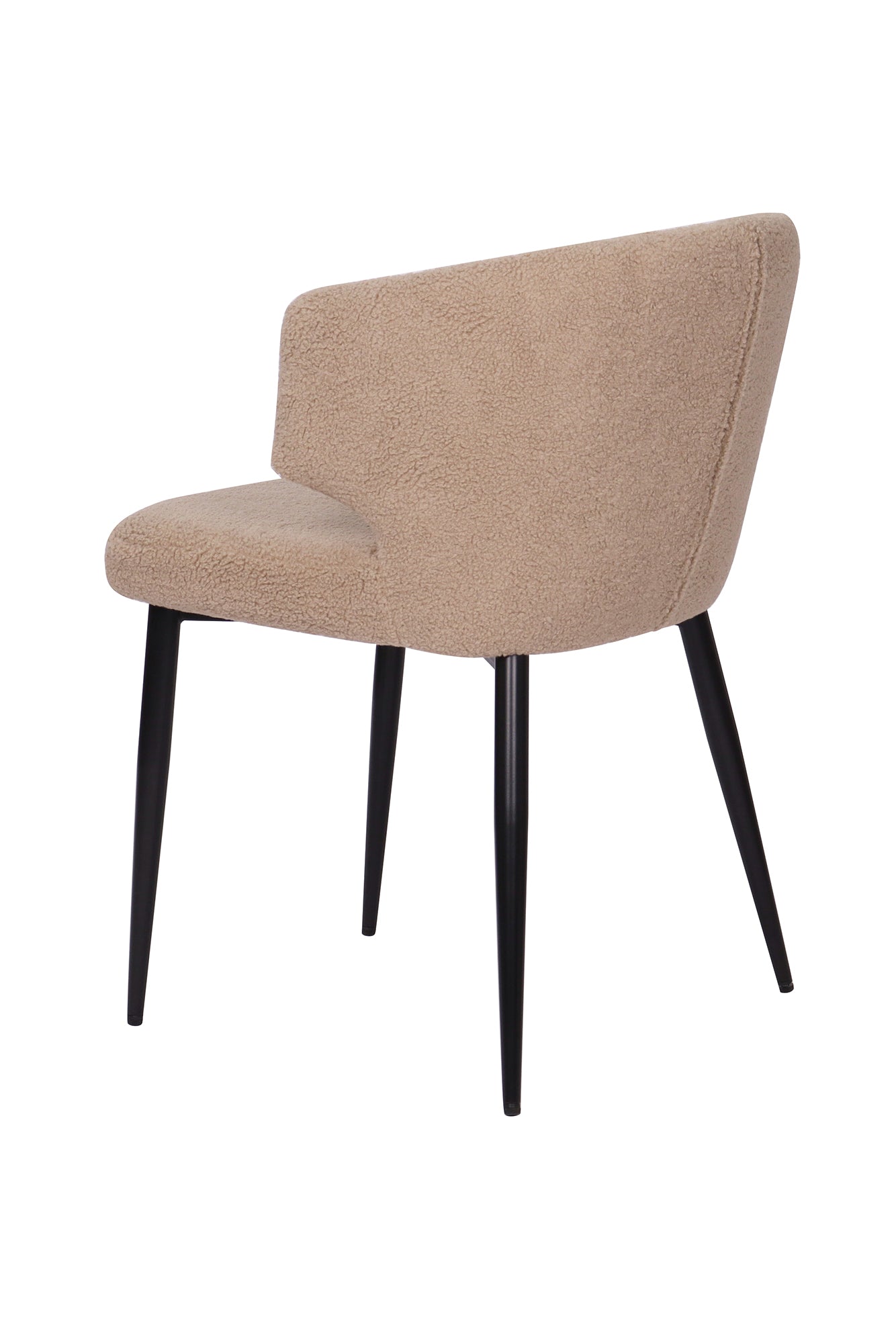 SIT&CHAIRS Armlehnstuhl 2er Set – Bezug taupe, Beine mattschwarz – Bild 5