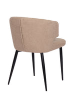 SIT&CHAIRS Armlehnstuhl 2er Set – Bezug taupe, Beine mattschwarz – Bild 6