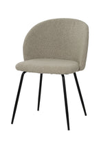 SIT&CHAIRS Stuhl 2er Set – Bezug taupe, Beine mattschwarz – Bild 3