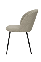 SIT&CHAIRS Stuhl 2er Set – Bezug taupe, Beine mattschwarz – Bild 4
