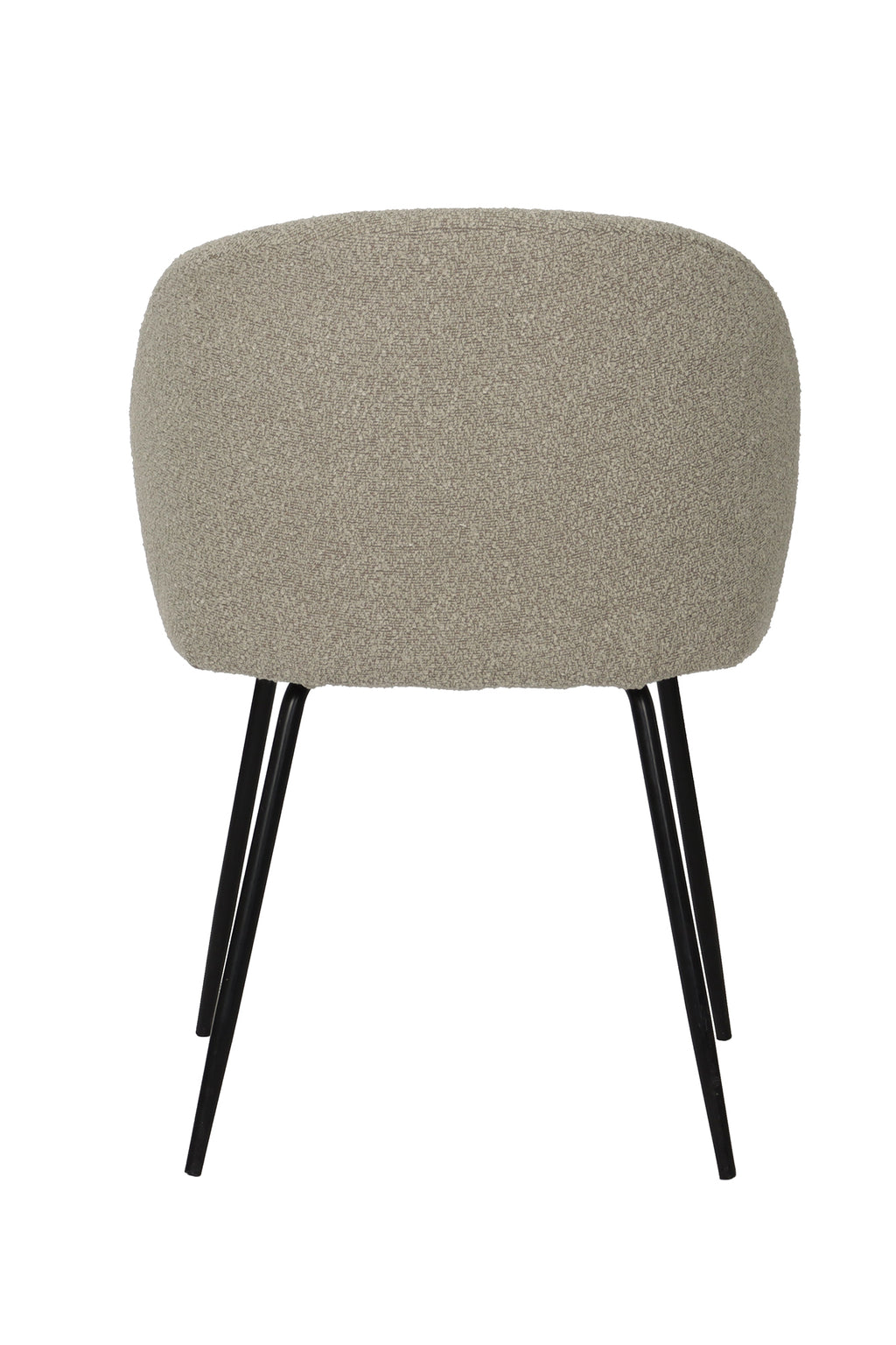 SIT&CHAIRS Stuhl 2er Set – Bezug taupe, Beine mattschwarz – Bild 7