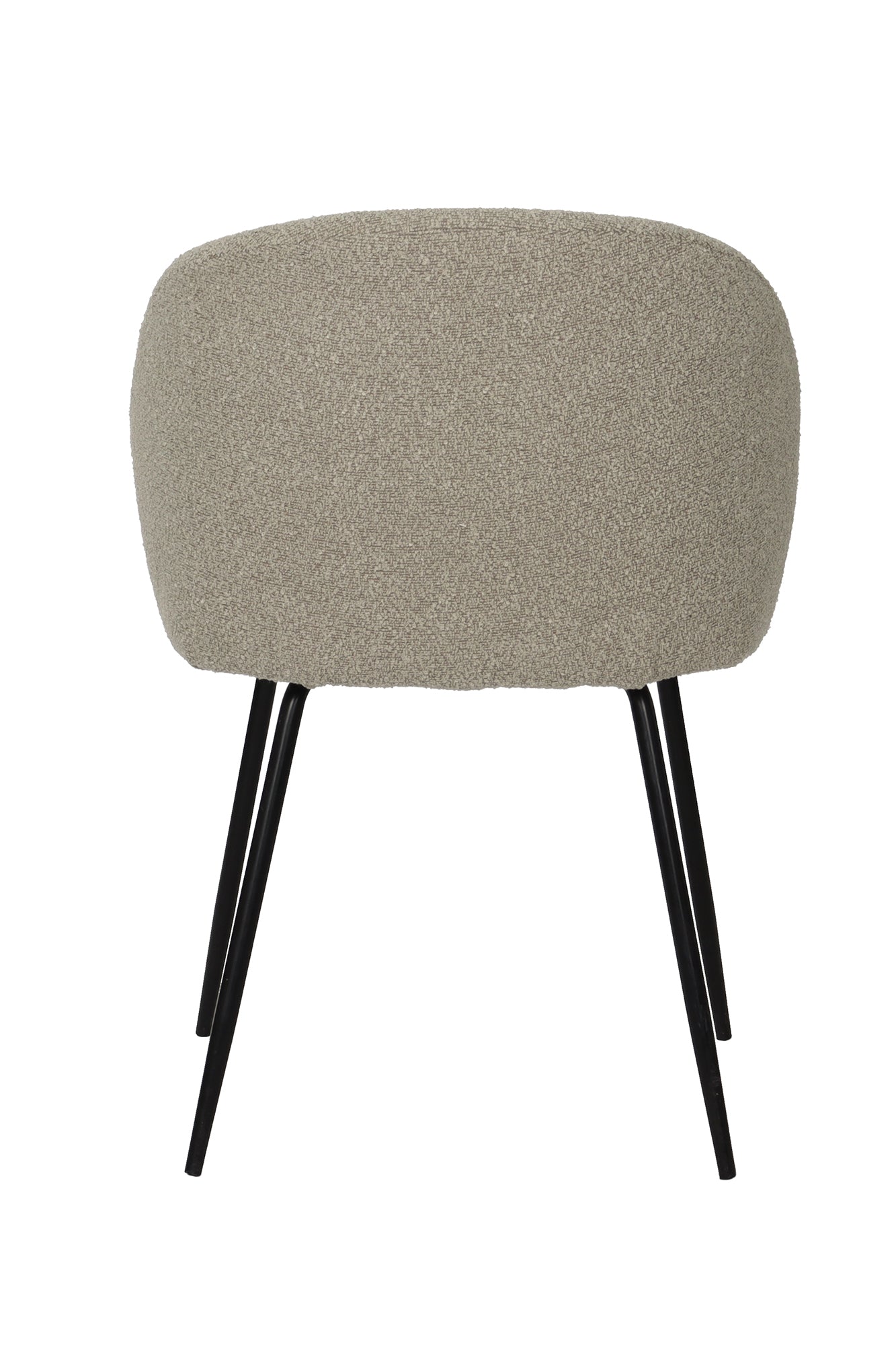 SIT&CHAIRS Stuhl 2er Set – Bezug taupe, Beine mattschwarz – Bild 7