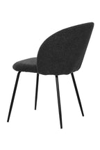 SIT&CHAIRS Stuhl 2er Set – Bezug schwarz, Beine mattschwarz – Bild 5