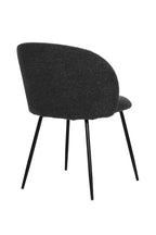 SIT&CHAIRS Stuhl 2er Set – Bezug schwarz, Beine mattschwarz – Bild 6