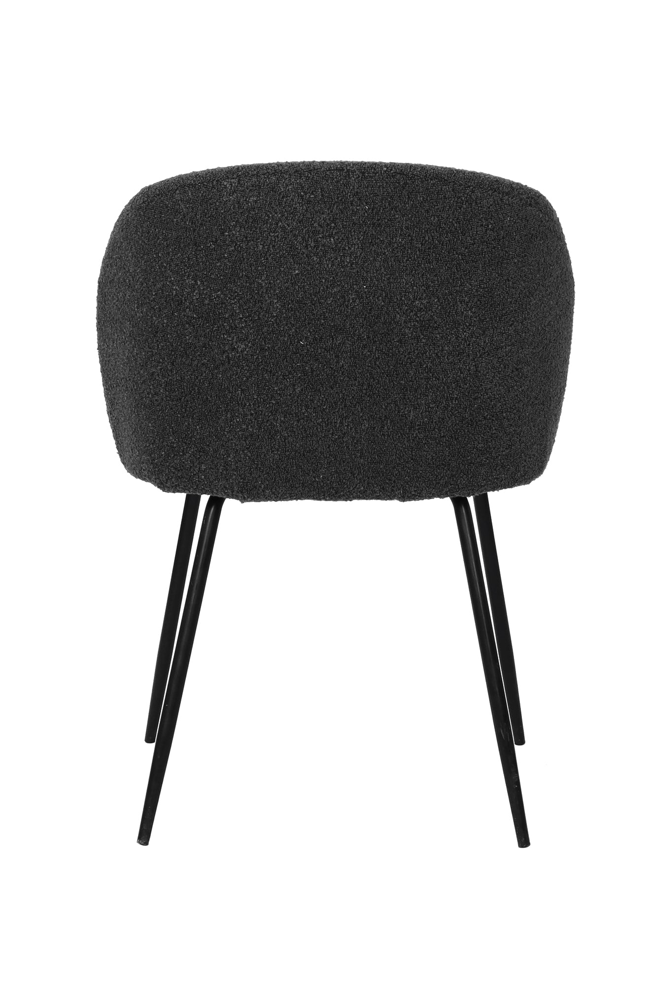 SIT&CHAIRS Stuhl 2er Set – Bezug schwarz, Beine mattschwarz – Bild 7