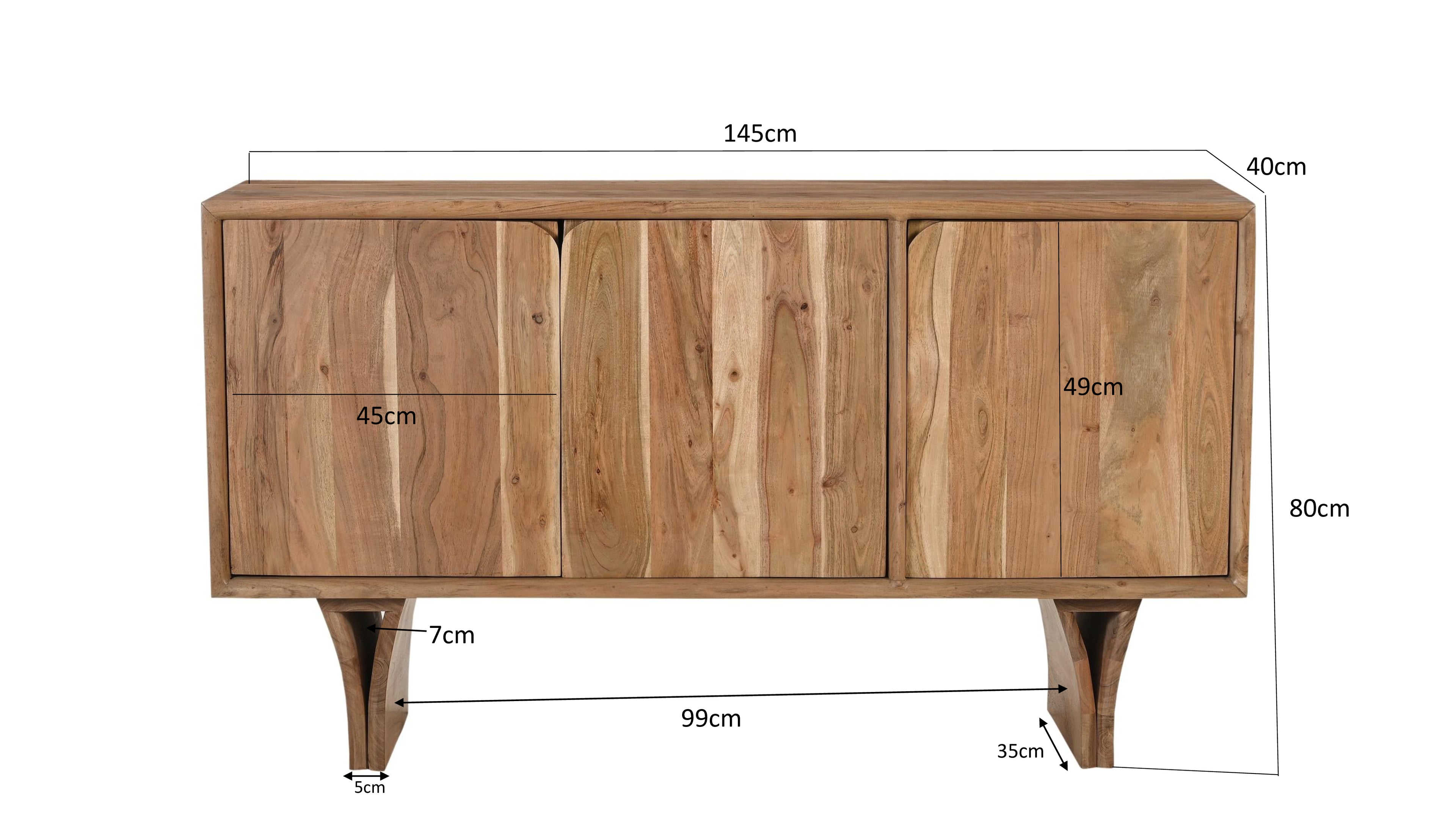 WAVE Sideboard – Natur – Bild 5
