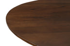 RONDURA Tisch 130x130 cm – Braun – Bild 3