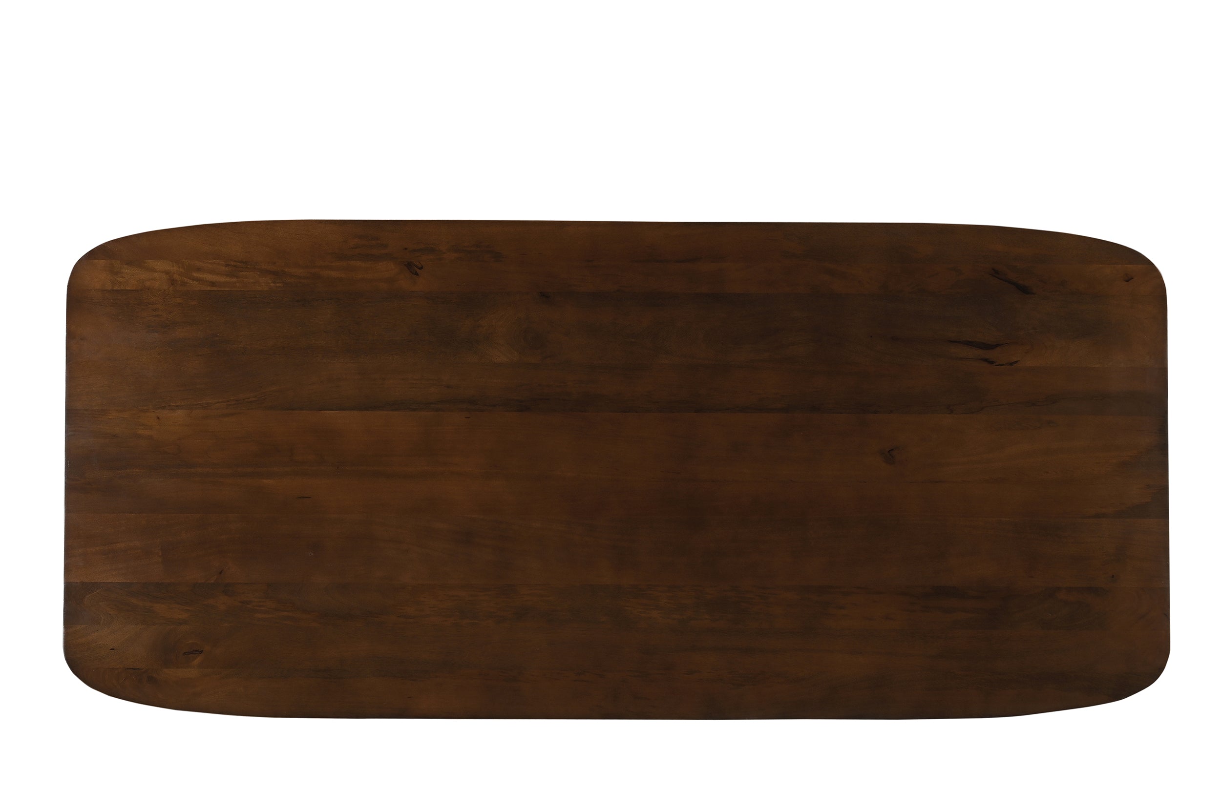 RONDURA Tischplatte 200x100 cm – Braun