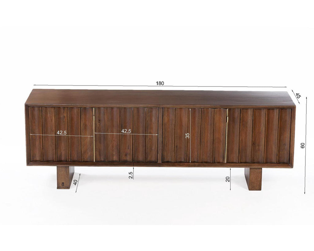 RONDURA Lowboard – Braun – Bild 5