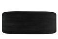 BLACK SMOOTH Tischplatte 180x90 cm – Schwarz