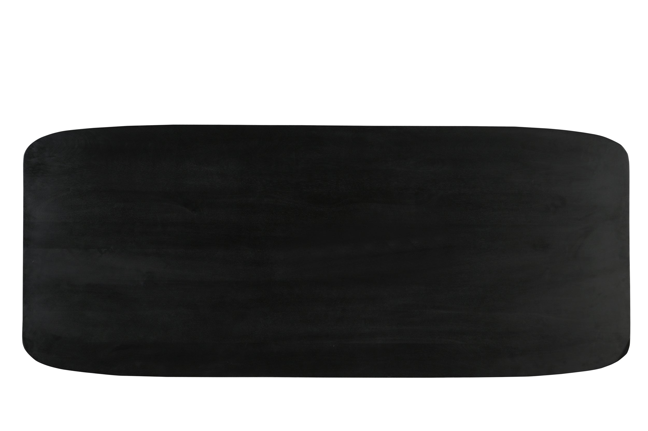 BLACK SMOOTH Tischplatte 180x90 cm – Schwarz