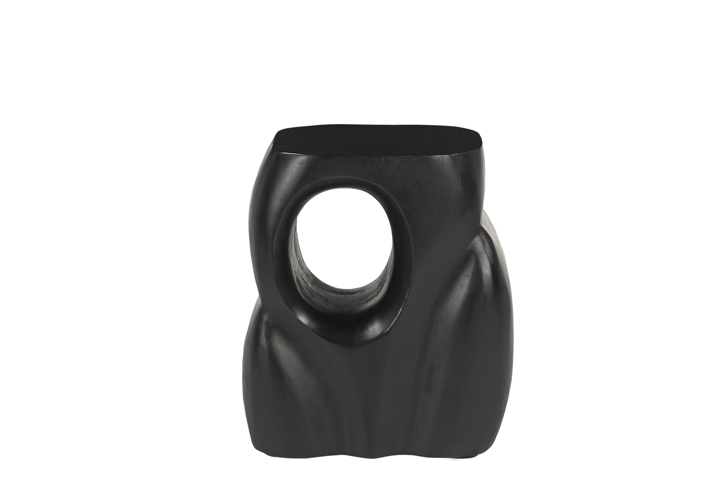 BLACK SMOOTH Beistelltisch – Schwarz