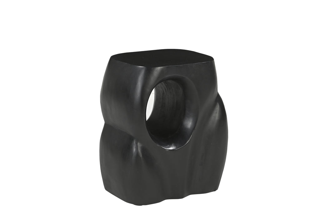 BLACK SMOOTH Beistelltisch – Schwarz – Bild 2