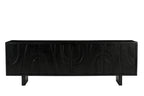 BLACK SMOOTH Lowboard – Schwarz