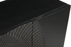 BLACK SMOOTH Sideboard – Schwarz, Gold – Bild 4