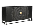 BLACK SMOOTH Sideboard – Schwarz, Gold – Bild 5