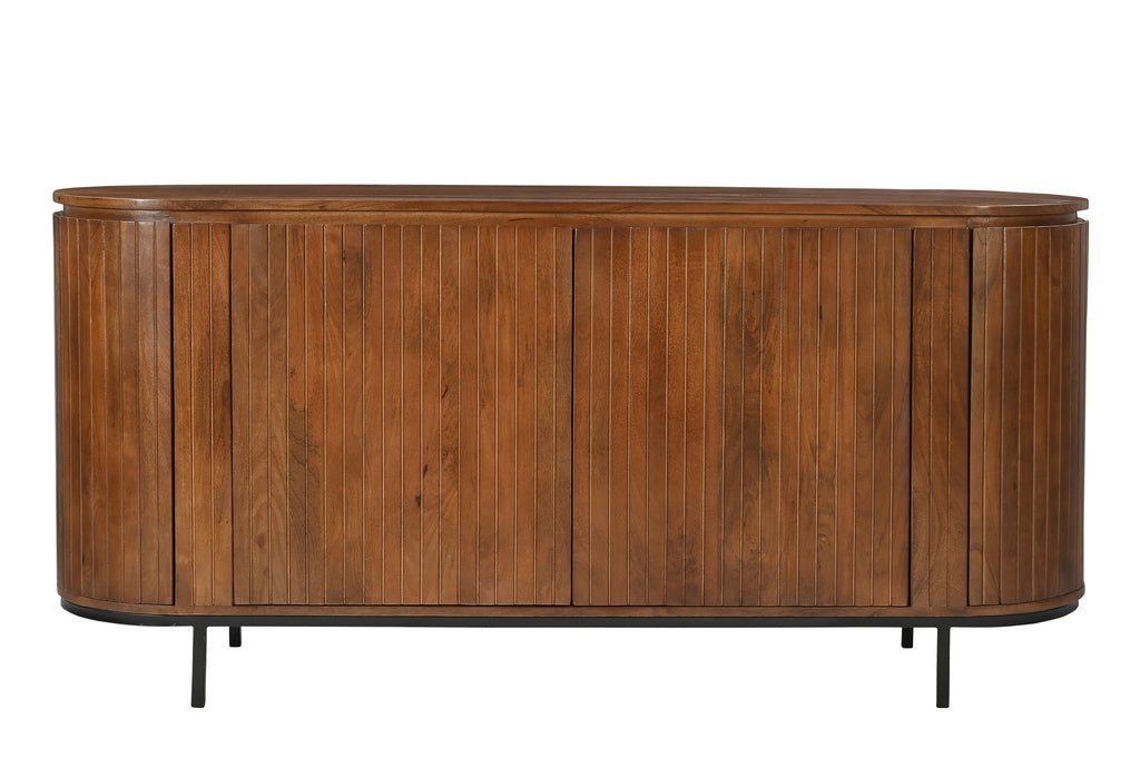 AMBRA Sideboard – Natur, Schwarz