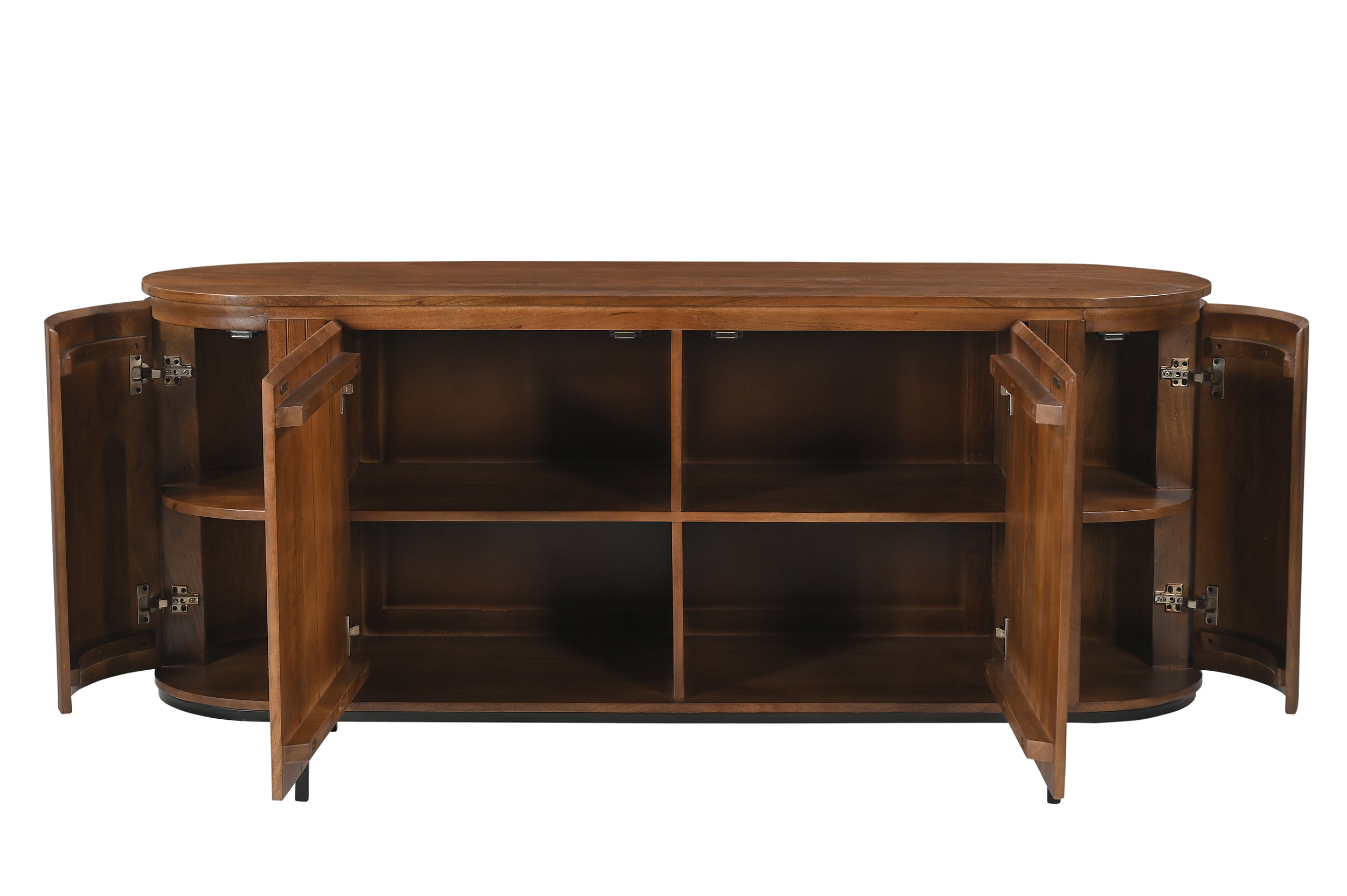 AMBRA Sideboard – Natur, Schwarz – Bild 3