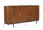AMBRA Sideboard – Natur, Schwarz – Bild 4