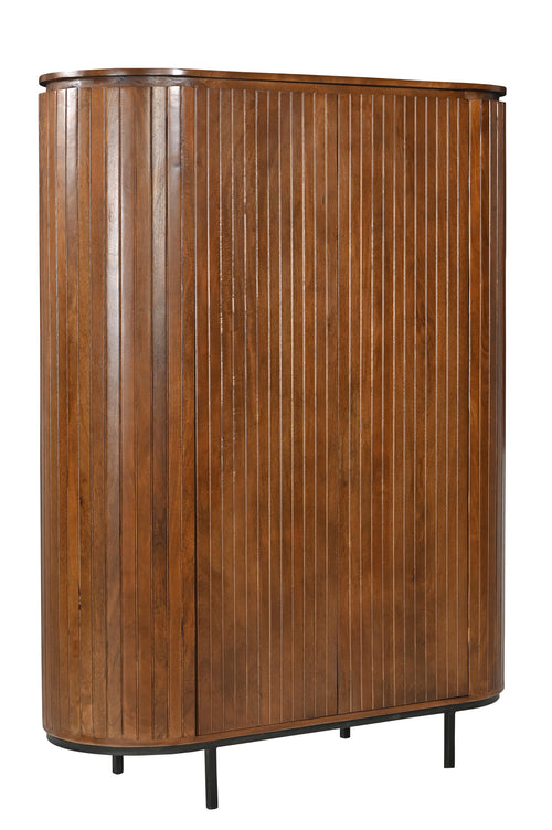 AMBRA Highboard – Natur, Schwarz – Bild 2