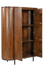 AMBRA Highboard – Natur, Schwarz – Bild 3