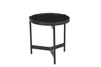 BLACK SMOOTH Beistelltisch 2er Set – Schwarz – Bild 3