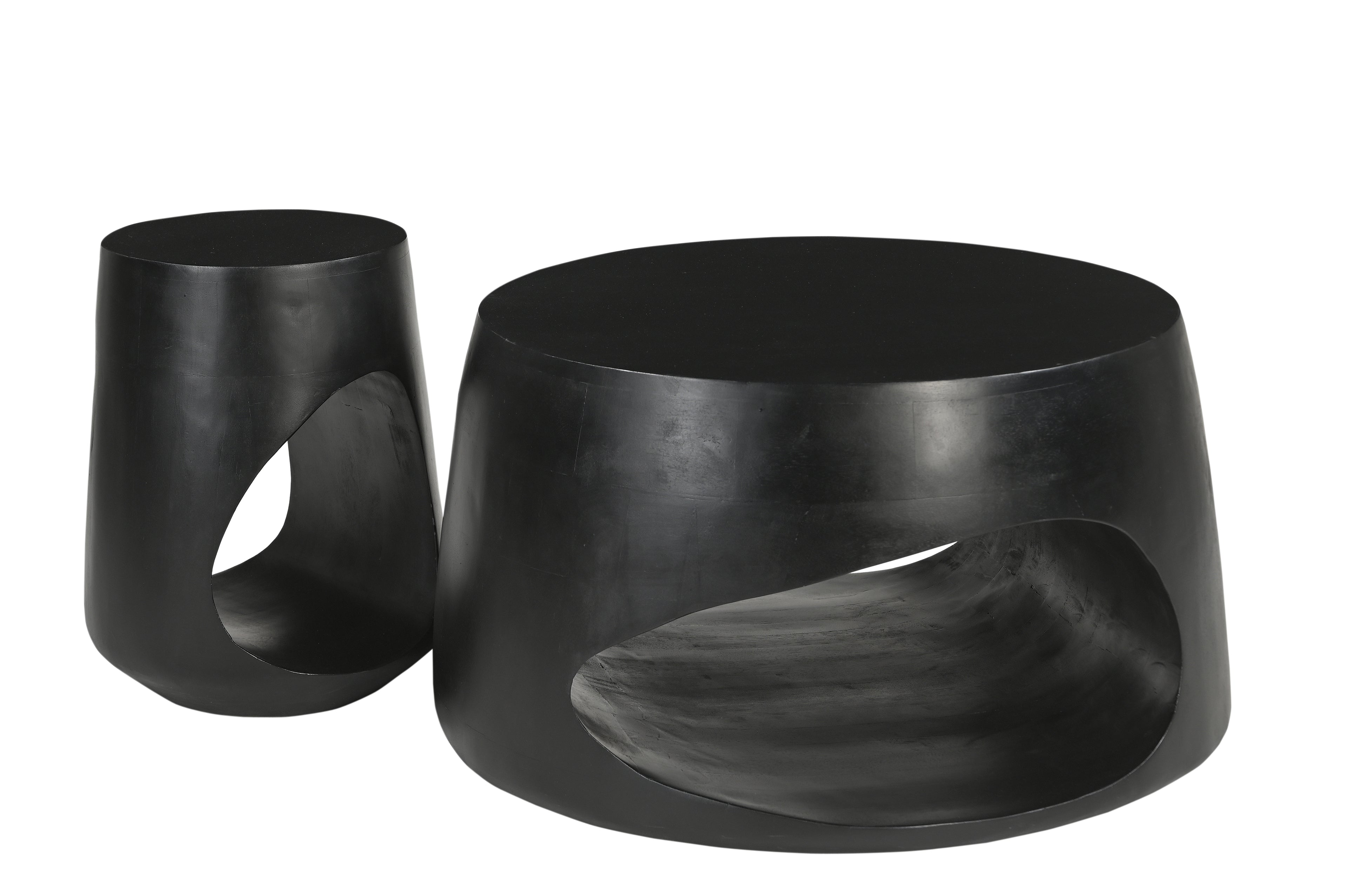 BLACK SMOOTH Couchtisch – Schwarz – Bild 2