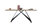 TABLES & CO Tisch 160x85 cm – Natur, Schwarz – Bild 2