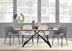 TABLES & CO Tisch 160x85 cm – Natur, Schwarz – Bild 3