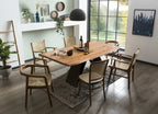 TABLES & CO Tisch 160x85 cm – Natur, Schwarz – Bild 4