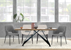 TABLES & CO Tisch 240x100 cm – Natur, Schwarz – Bild 3
