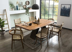 TABLES & CO Tisch 220x100 cm – Natur, Schwarz – Bild 4