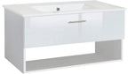 Waschbeckenunterschrank Trento Light Hochglanz klein