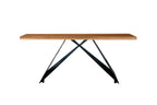 TABLES & CO Tisch 180x100 cm – Natur, Schwarz – Bild 2