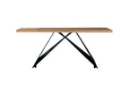 TABLES & CO Tisch 200x100 cm – Natur, Schwarz – Bild 2