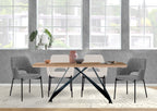 TABLES & CO Tisch 200x100 cm – Natur, Schwarz – Bild 3
