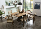 TABLES & CO Tisch 200x100 cm – Natur, Schwarz – Bild 4