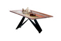 TABLES & CO Tisch 160x85 cm – Bunt, Schwarz