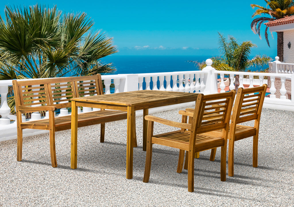 Möbilia - Outdoor Gartensessel 58x68x92 cm natur
